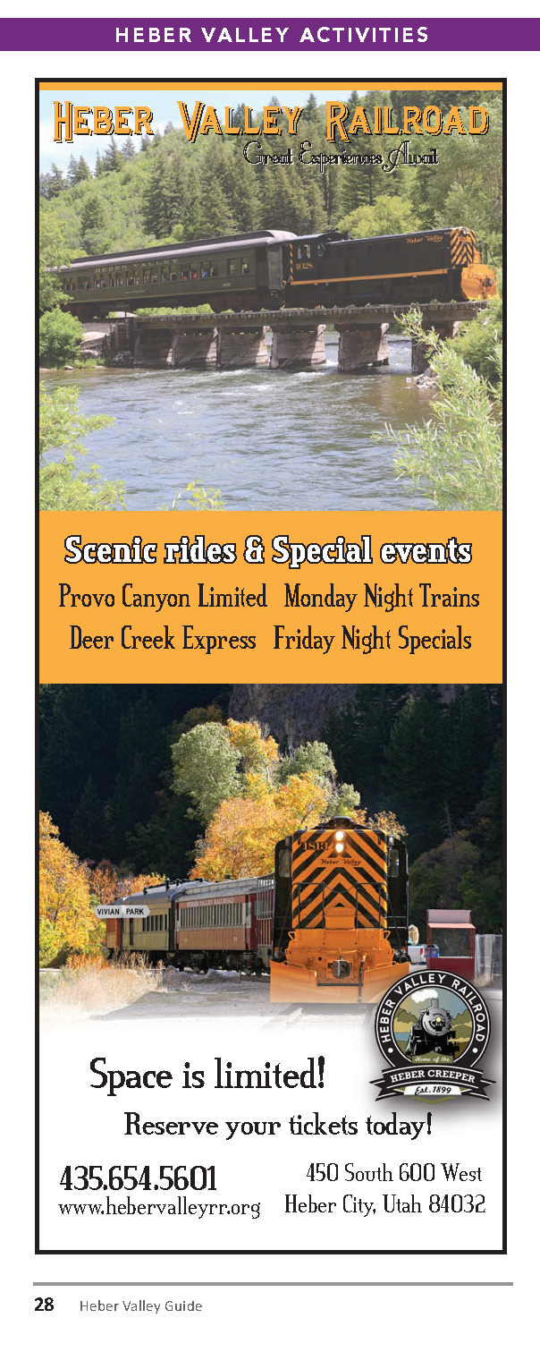 Heber Valley Railroad Heber Valley Guide